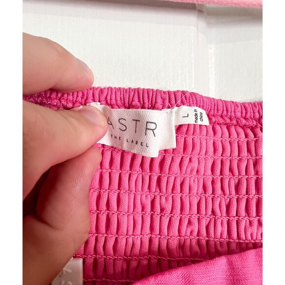 ASTR Off Shoulder Ruffle Corset Top - Picture 4 of 5